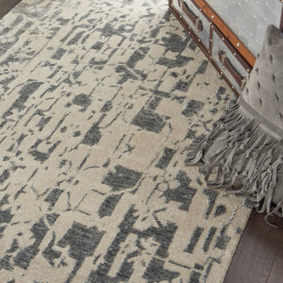 Nourison Home - Silk Shadows Ivory/Grey Area Rug SHA19