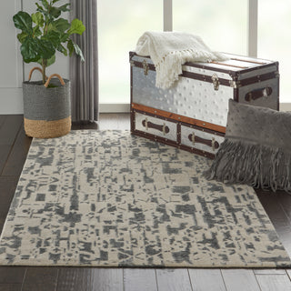 Nourison Home - Silk Shadows Ivory/Grey Area Rug SHA19