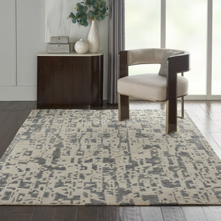 Nourison Home - Silk Shadows Ivory/Grey Area Rug SHA19