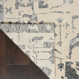 Nourison Home - Silk Shadows Ivory/Grey Area Rug SHA19