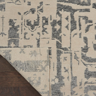 Nourison Home - Silk Shadows Ivory/Grey Area Rug SHA19