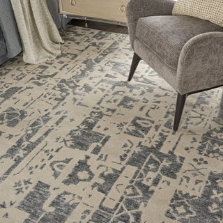 Nourison Home - Silk Shadows Ivory/Grey Area Rug SHA19
