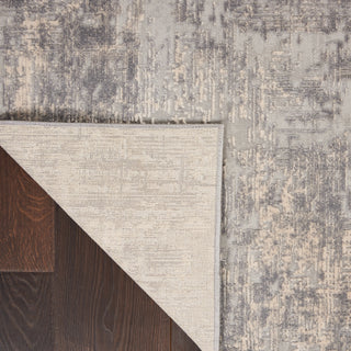 Rustic Textures RUS01 IVSIL Area Rugs