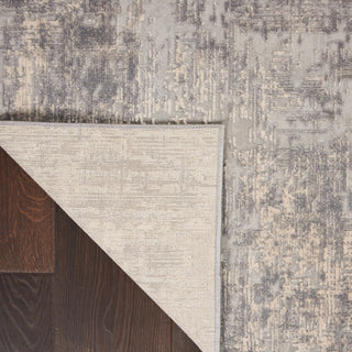 Rustic Textures RUS01 IVSIL Area Rugs