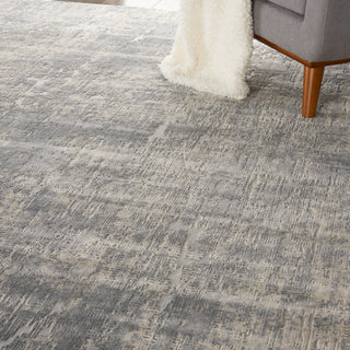 Rustic Textures RUS01 IVSIL Area Rugs