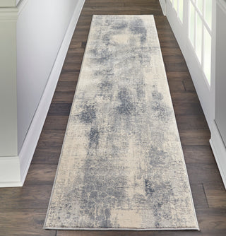 Nourison Home - Rustic Textures Blue/Ivory Area Rug Rust02