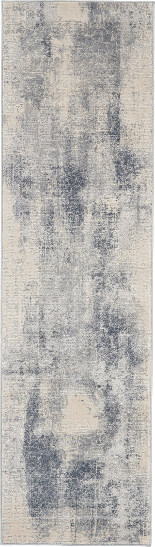 Nourison Home - Rustic Textures Blue/Ivory Area Rug Rust02