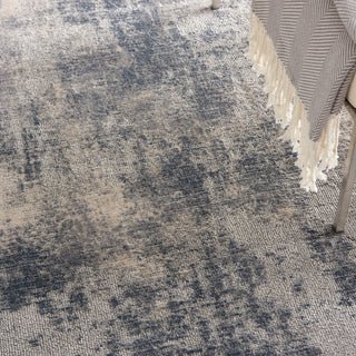 Nourison Home - Rustic Textures Blue/Ivory Area Rug Rust02