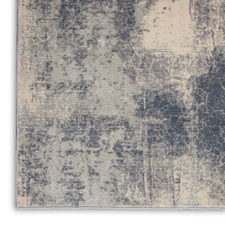 Nourison Home - Rustic Textures Blue/Ivory Area Rug Rust02