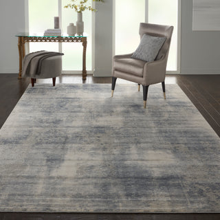 Nourison Home - Rustic Textures Blue/Ivory Area Rug Rust02