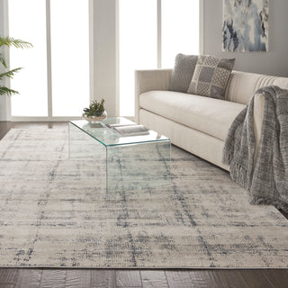 The Rug Corner Nourison Home Rustic Textures RUS06 IVBLU Area Rugs  