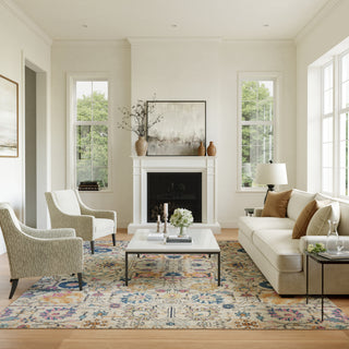 The Rug Corner Nourison Home Nourison Home - Passion Ivory/Multi-Color Area Rug PSN01  