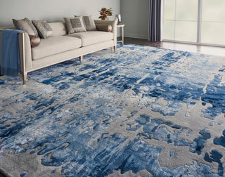 The Rug Corner Nourison Home Prismatic PRS10 BLGRY Area Rugs  