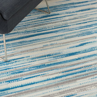 The Rug Corner Nourison Home Jubilant JUB04 BLUE Area Rugs  