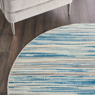 The Rug Corner Nourison Home Jubilant JUB04 BLUE Area Rugs  