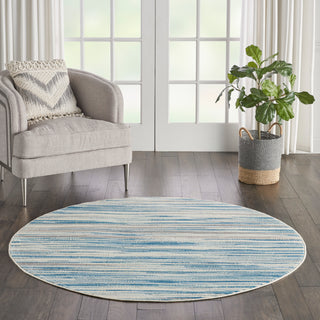 The Rug Corner Nourison Home Jubilant JUB04 BLUE Area Rugs  