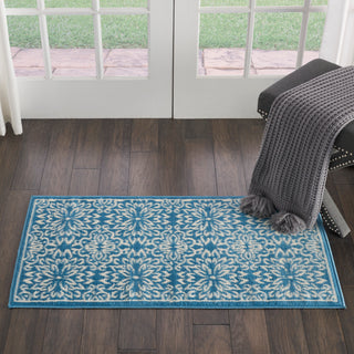 The Rug Corner Nourison Home Jubilant JUB06 IVBLU Area Rugs  