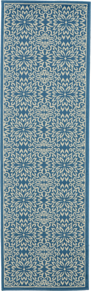 The Rug Corner Nourison Home Jubilant JUB06 IVBLU Area Rugs  