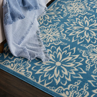 The Rug Corner Nourison Home Jubilant JUB06 IVBLU Area Rugs  