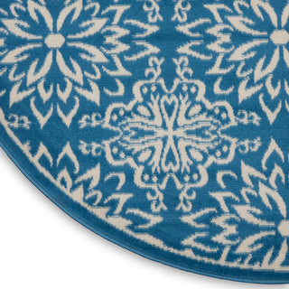 The Rug Corner Nourison Home Jubilant JUB06 IVBLU Area Rugs  