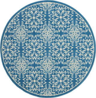 The Rug Corner Nourison Home Jubilant JUB06 IVBLU Area Rugs  