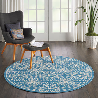 The Rug Corner Nourison Home Jubilant JUB06 IVBLU Area Rugs  