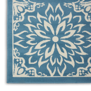 The Rug Corner Nourison Home Jubilant JUB06 IVBLU Area Rugs  