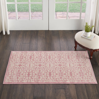 The Rug Corner Nourison Home Nourison Home - Jubilant Ivory/Pink Area Rug JUB06  
