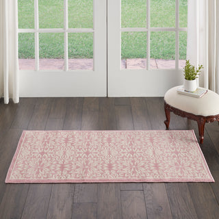 The Rug Corner Nourison Home Nourison Home - Jubilant Ivory/Pink Area Rug JUB06  