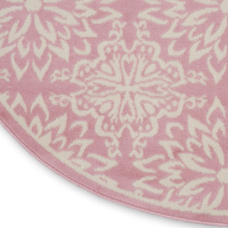 The Rug Corner Nourison Home Nourison Home - Jubilant Ivory/Pink Area Rug JUB06  