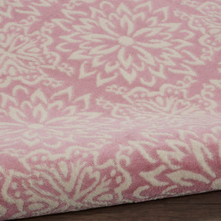 The Rug Corner Nourison Home Nourison Home - Jubilant Ivory/Pink Area Rug JUB06  