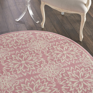 The Rug Corner Nourison Home Nourison Home - Jubilant Ivory/Pink Area Rug JUB06  
