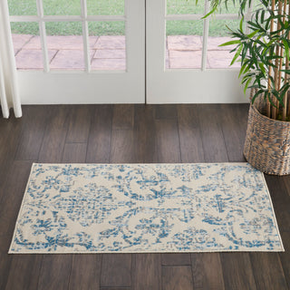 The Rug Corner Nourison Home Jubilant JUB09 IVBLU Area Rugs  