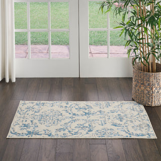 The Rug Corner Nourison Home Jubilant JUB09 IVBLU Area Rugs  