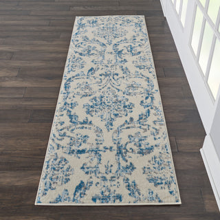 The Rug Corner Nourison Home Jubilant JUB09 IVBLU Area Rugs  