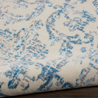 The Rug Corner Nourison Home Jubilant JUB09 IVBLU Area Rugs  