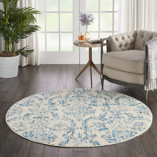 The Rug Corner Nourison Home Jubilant JUB09 IVBLU Area Rugs  