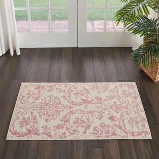 The Rug Corner Nourison Home Jubilant JUB09 IVPNK Area Rugs  