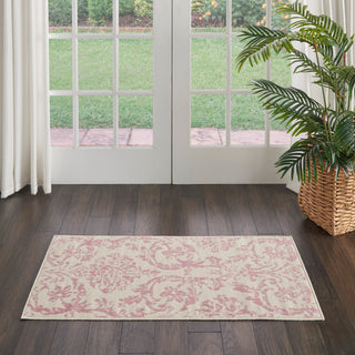 The Rug Corner Nourison Home Jubilant JUB09 IVPNK Area Rugs  