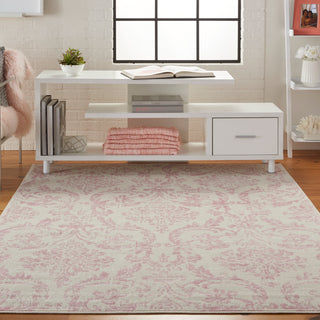 The Rug Corner Nourison Home Jubilant JUB09 IVPNK Area Rugs  