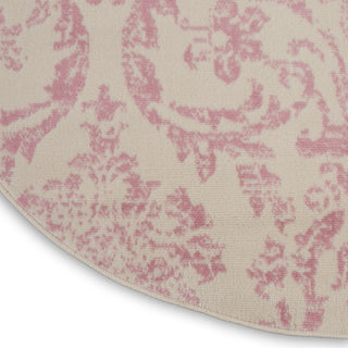 The Rug Corner Nourison Home Jubilant JUB09 IVPNK Area Rugs  