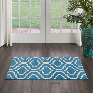 The Rug Corner Nourison Home Jubilant JUB19 BLUE Area Rugs  