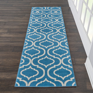 The Rug Corner Nourison Home Jubilant JUB19 BLUE Area Rugs  