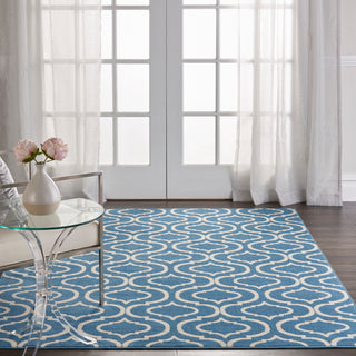 The Rug Corner Nourison Home Jubilant JUB19 BLUE Area Rugs  