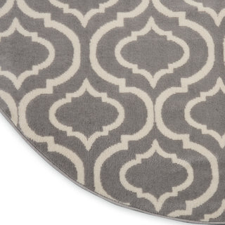 The Rug Corner Nourison Home Jubilant JUB19 GREY Area Rugs  