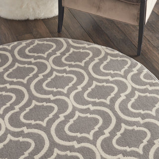 The Rug Corner Nourison Home Jubilant JUB19 GREY Area Rugs  