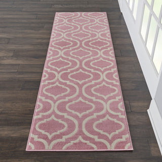 The Rug Corner Nourison Home Jubilant JUB19 PINK Area Rugs  