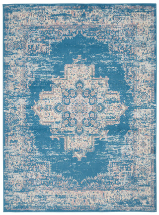 The Rug Corner Nourison Home Grafix GRF14 BLUE Area Rugs  