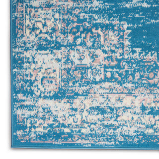 The Rug Corner Nourison Home Grafix GRF14 BLUE Area Rugs  