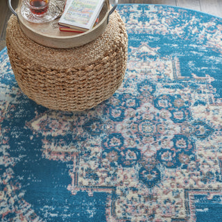 The Rug Corner Nourison Home Grafix GRF14 BLUE Area Rugs  